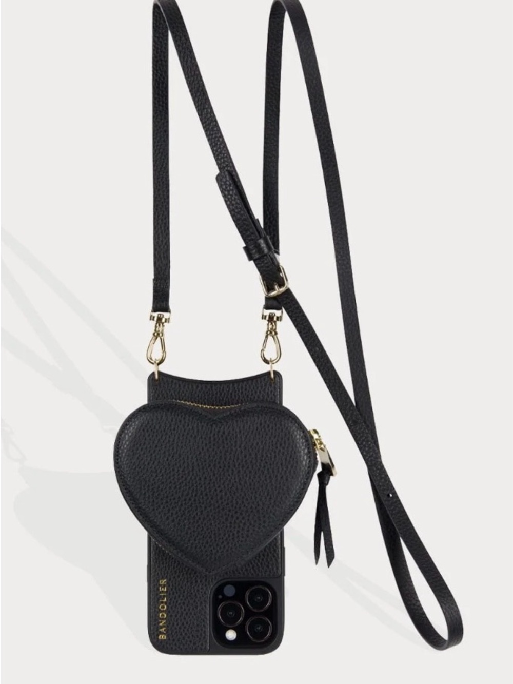 iPhone 14 Pro Bandolier Willa Heart Crossbody Phone Case